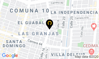 Mapa de Comercializadora Riguezz en Cali