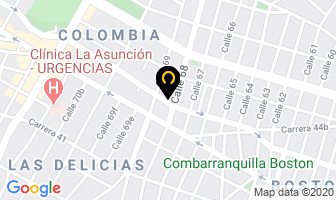 Mapa de Comercializadora Salmar Ltda. en Barranquilla