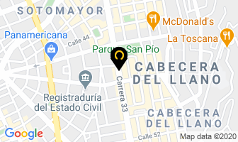 Mapa de Comercializadora Sc en Bucaramanga