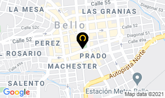 Mapa de Comercializadora Siscom Ltda en Bello