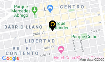 Mapa de Comercializadora Taipei en Cúcuta