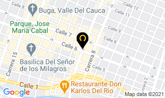 Mapa de Comercializadora Tintes Y Tintes en Buga