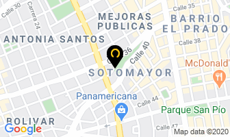 Mapa de Comercializadora Totally en Bucaramanga