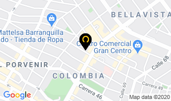 Mapa de Comercializadora Totally Filter en Barranquilla