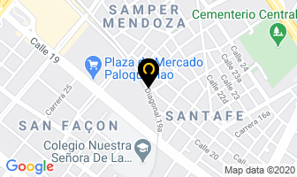 Mapa de Comercializadora Valpetrol Ltda. en Bogotá D.C