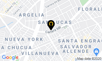 Mapa de Comercializadora Yuro Ltda. en Bogotá D.C
