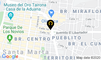 Mapa de Comercializadora Zoila en Santa Marta
