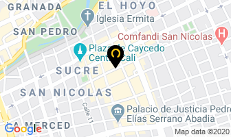 Mapa de Comercializadora Zona Franca en Cali