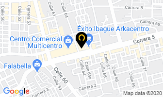 Mapa de Comerciatur en Ibagué