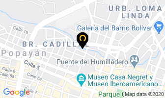 Mapa de Comerplast Ltda. en Popayán