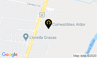 Mapa de Comestibles Aldor S.a en Cali