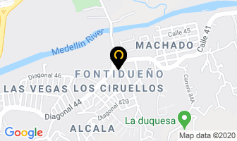 Mapa de Comestibles El Embajador en Medellín