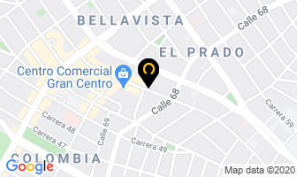 Mapa de Comestibles Italo S.a. en Barranquilla