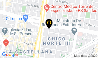 Mapa de Cometas Desarrollo Intgral Ltda. en Bogotá D.C