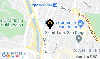 Mapa de Comexter Ltda. en Medellín