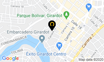 Mapa de Comfacundi- Hotel Los Puentes en Girardot
