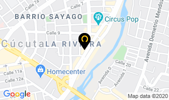 Mapa de Comida China E Internacional Restaurante La Gran Muralla en Cúcuta