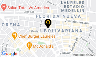 Mapa de Comida Rapida Los Colimochos en Medellín
