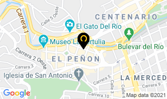 Mapa de Comidas Burger en Cali