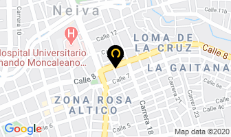 Mapa de Comidas Dely Pizza en Neiva