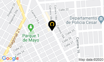 Mapa de Comidas Rapidas Crazy Foods en Valledupar