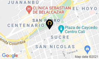 Mapa de Comidas Rapidas Delicias De Cebas en Cali