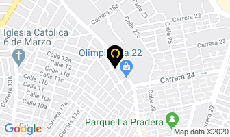 Mapa de Comidas Rapidas El Flaco en Montería