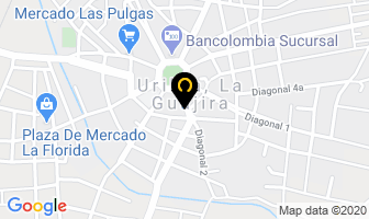 Mapa de Comidas Rápidas El Punto Del Sabor en Uribia
