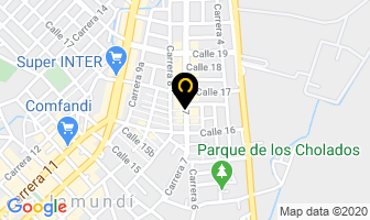 Mapa de Comidas Rapidas Las Casitas en Jamundí