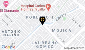 Mapa de Comidas Rápidas María Pastora en Cali