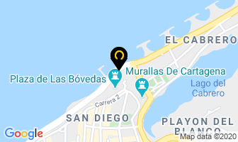 Mapa de Comidas Rapidas Robert en Cartagena