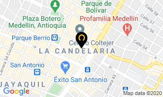 Mapa de Comisiones Y Transportes en Medellín