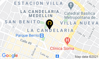 Mapa de Comline Internet Móvil en Medellín