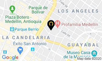 Mapa de Como Pan Caliente en Medellín