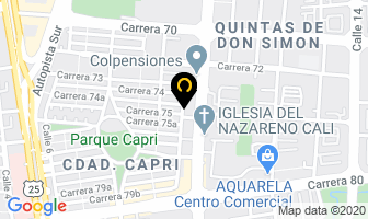 Mapa de Compañía De Carga Y Transporte Ltda. en Cali