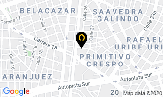 Mapa de Compañía De Gases Del Pacífico Ltda. en Cali