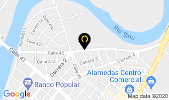 Mapa de Compañía Nacional De Chocolates S.a. en Montería