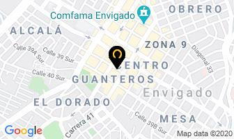 Mapa de Compañia Nacional De Snacks en Medellín