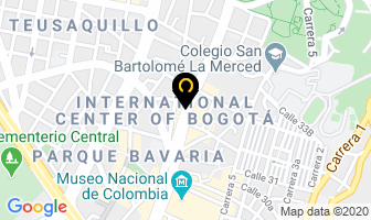 Mapa de Comparta Eps-s en Bogotá D.C