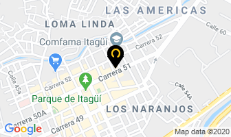 Mapa de Complementos Médicos Del Sur en Medellín