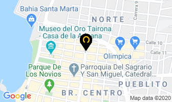 Mapa de Compra Venta Barón en Santa Marta