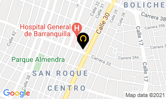 Mapa de Compra Venta De Excedentes Textiles en Barranquilla