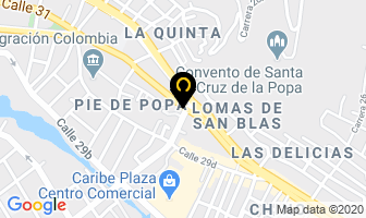 Mapa de Compra Venta El Exito en Cartagena