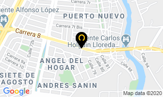 Mapa de Compra Venta El Puente en Cali