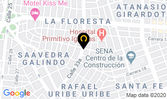Mapa de Compra Venta El Rubí en Cali