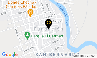 Mapa de Compra Venta Fundación en Fundación