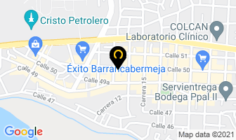Mapa de Compra Venta La Central en Barrancabermeja