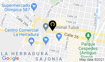 Mapa de Compra Venta La Esmeralda Ltda. en Tulua
