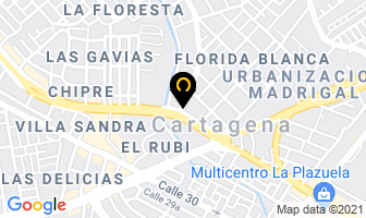 Mapa de Compra Venta Los Alpes en Cartagena