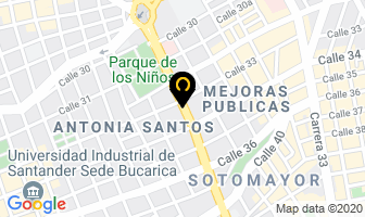 Mapa de Compra Venta Moto World en Bucaramanga